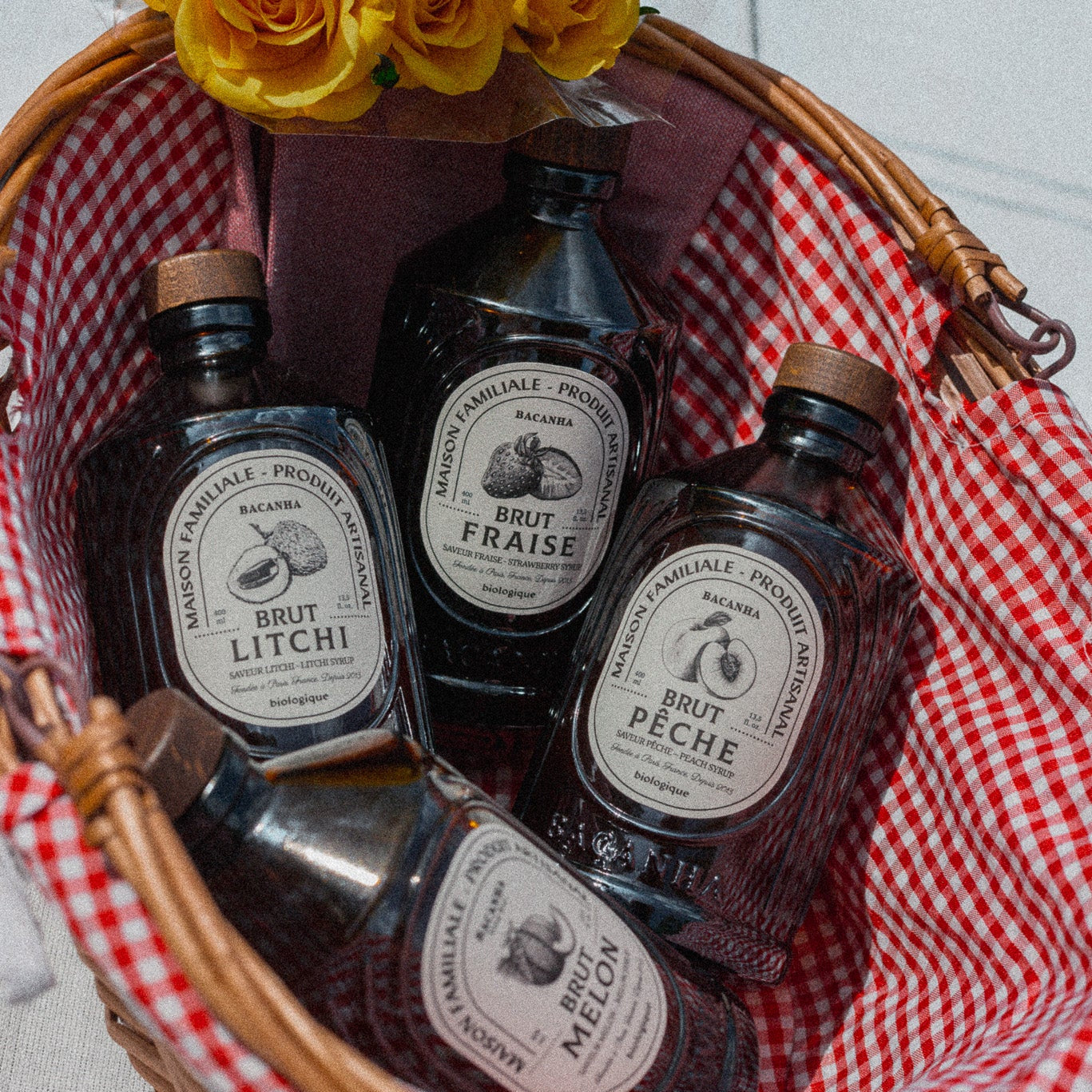 Pack The Picnic Club : Pêche, Fraise, Melon, Litchi - 4 x 400ml - Biologique