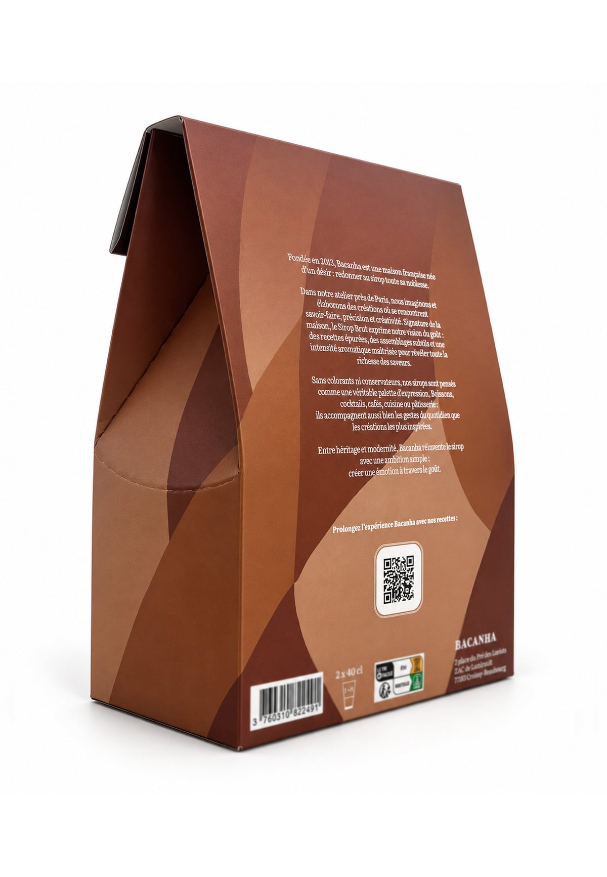 Coffret 2 bouteilles - 650g/m2 avec gauffrage logo