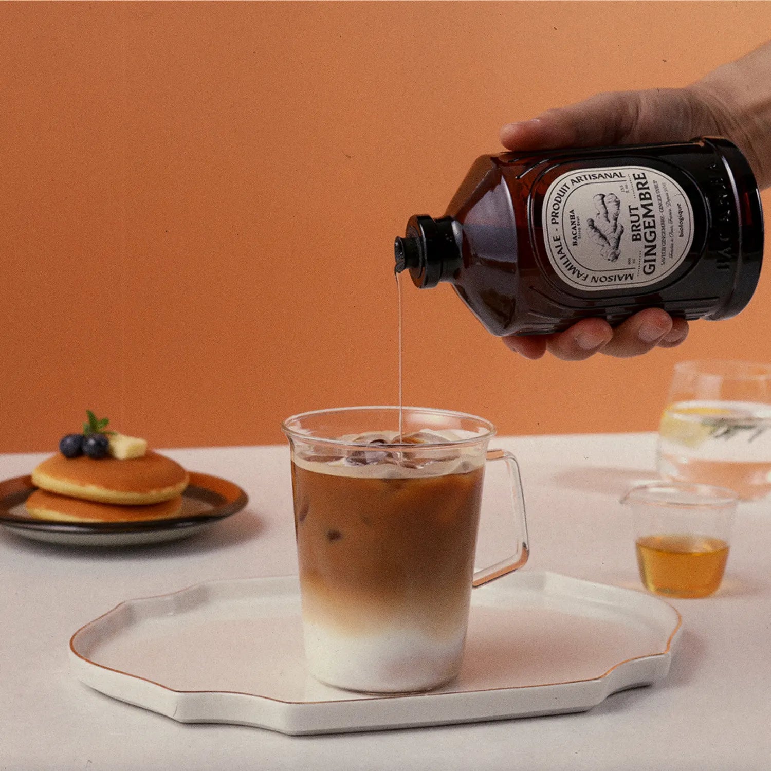 Recette Thé glacé au gingembre et lait