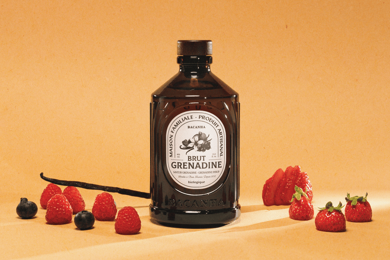 Brut Grenadine Flavor Syrup - Organic - 400ml