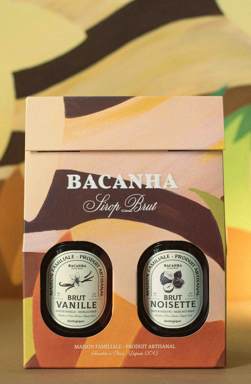 Coffret Sirop Brut Vanille & Noisette - 2 x 400 ml