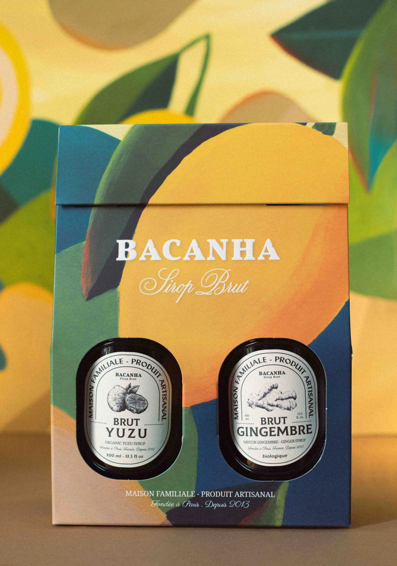 Coffret Sirop Brut Yuzu & Gingembre - 2 x 400 ml