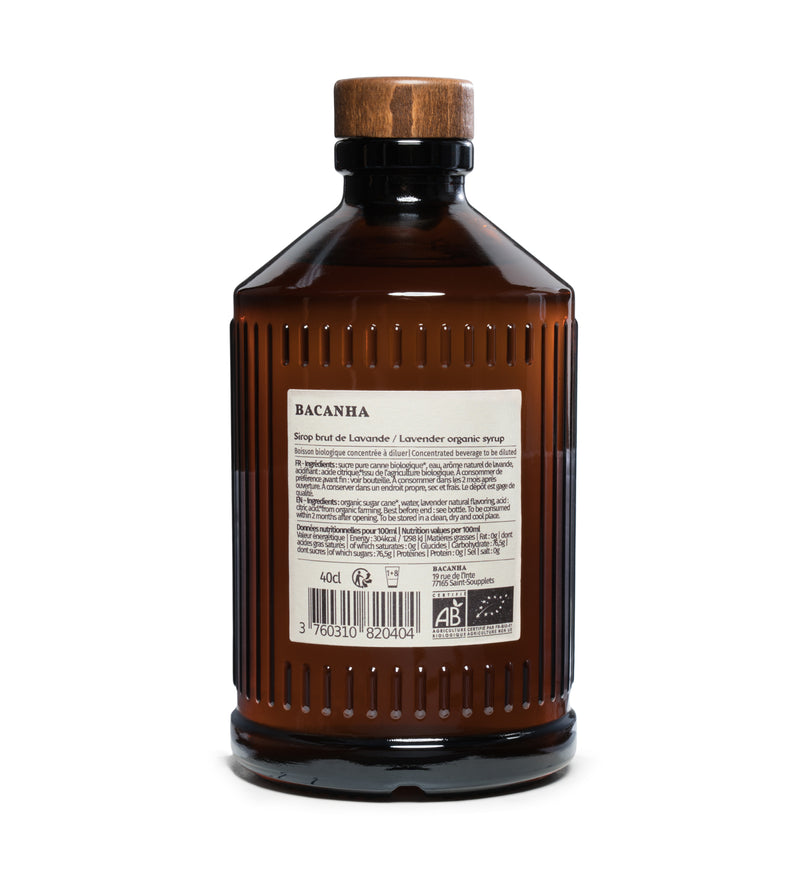 Sirop de Lavande Brut - Biologique - 400ml