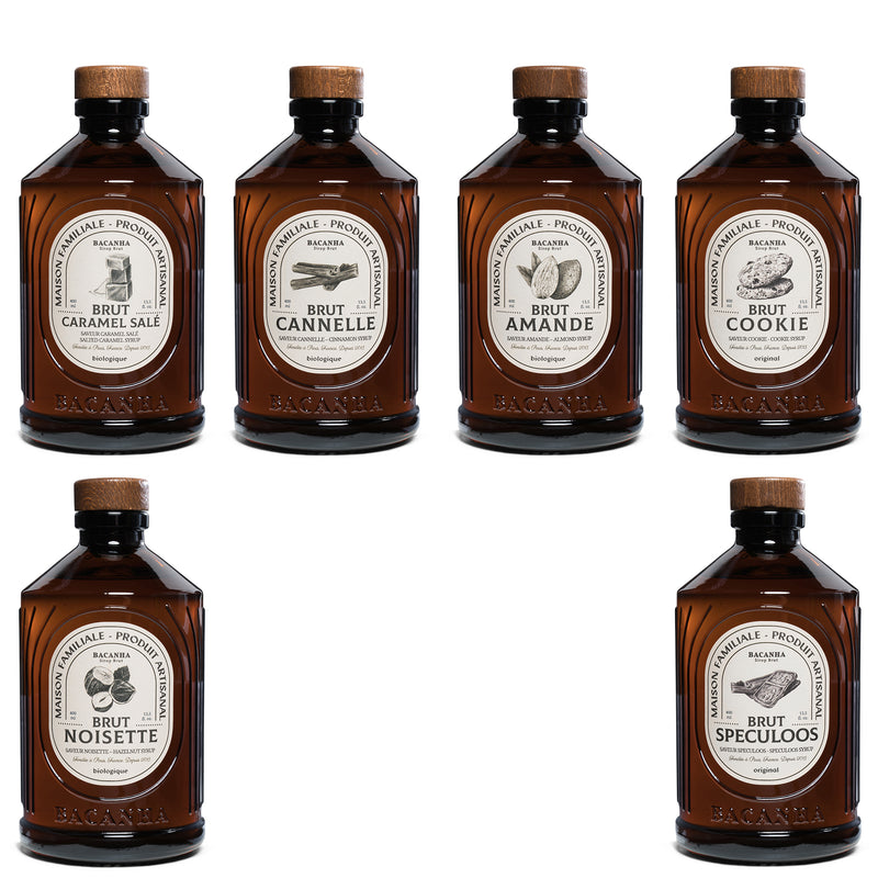 Caramel Salé, Cookie, Speculoos, Noisette, Amande, Cannelle - 6 x 400ml