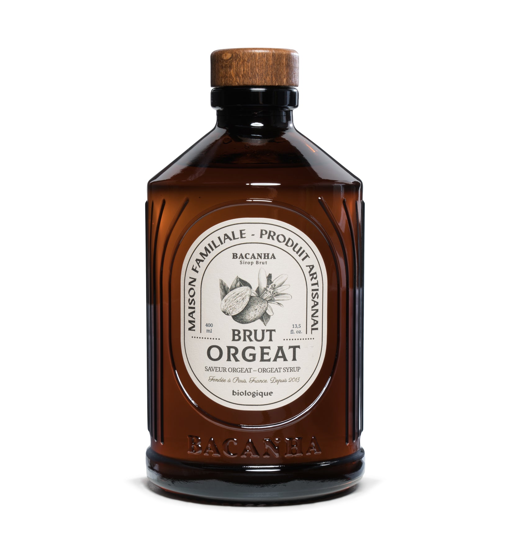 Raw Orgeat Syrup - Organic - 400ml