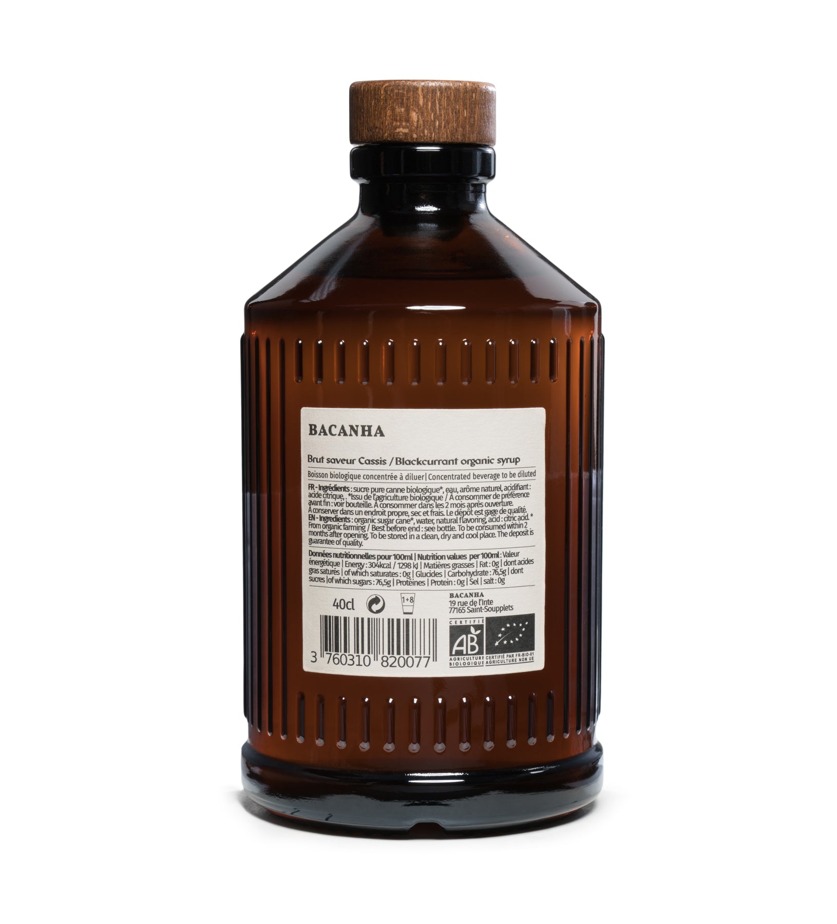 Blackcurrant Brut Syrup - Organic - 400ml